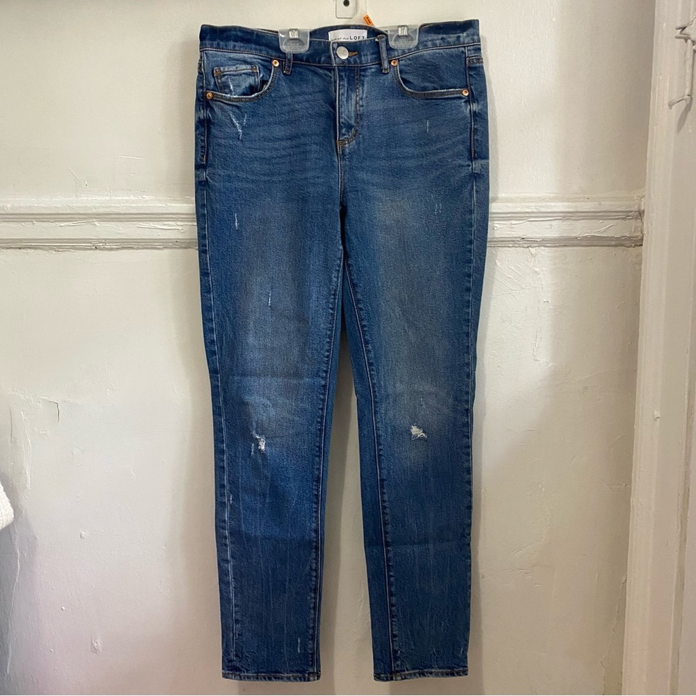 LOFT Straight Skinny Jeans